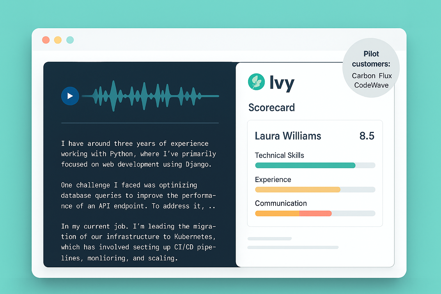 app screen